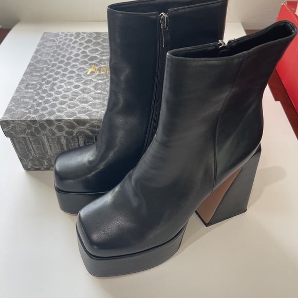 Ann Creek Square Heel Platform Boot Woman's Size 10M - Picture 2 of 7